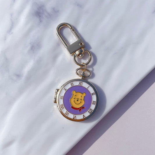 Winnie Locket Keychain | Multicolor Cartoon Charm | Fairytale Series | Winnie the Pooh Story Inspired